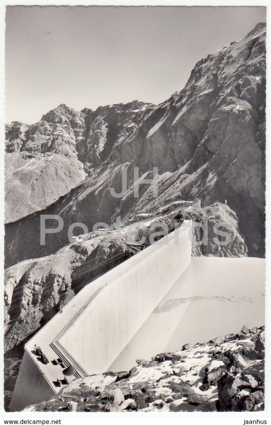 Le barrage de la Grande Dixence - 4660 - Switzerland - 1963 - used - JH Postcards