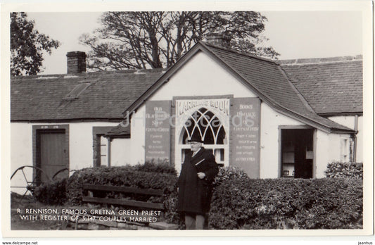 Gretna Green - T R. Rennison Famous Priest - 1970 - United Kingdom - Scotland - used - JH Postcards