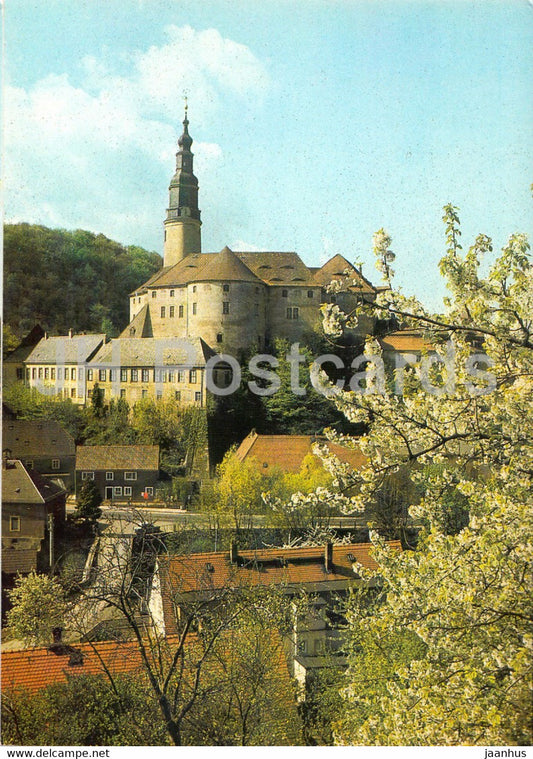 Weesenstein - Kr. Pirna - Burgen und Schlosser der Sachsischen Raum - Castles of Saxony - DDR Germany - unused - JH Postcards