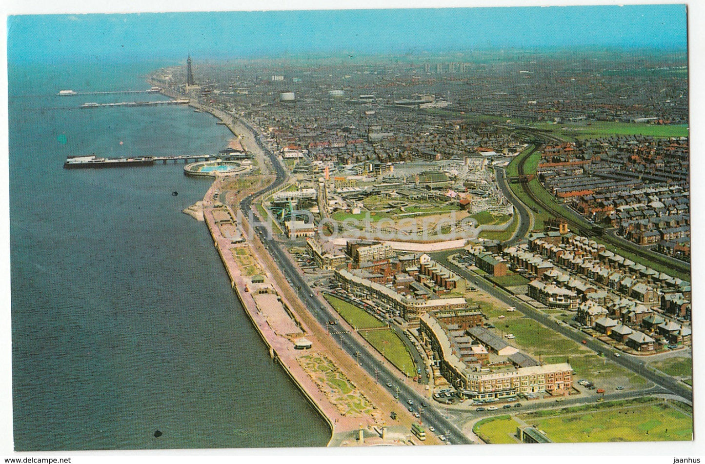 Blackpool - aerial view - PT18743 - 1970 - United Kingdom - England - used - JH Postcards