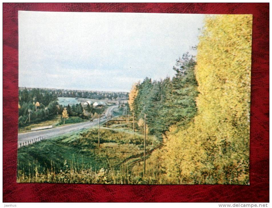 Vidzeme Highway - Latvia - USSR - unused - JH Postcards