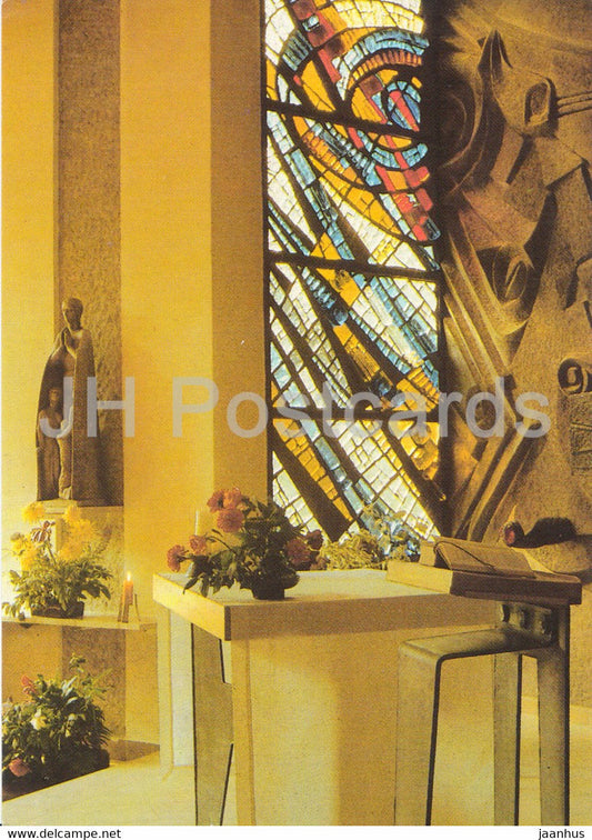 Grunheide Mark - Christian Schreiber Haus - Bischofs- und Wallfahrtskirchen - church - 1987 - DDR Germany - unused - JH Postcards