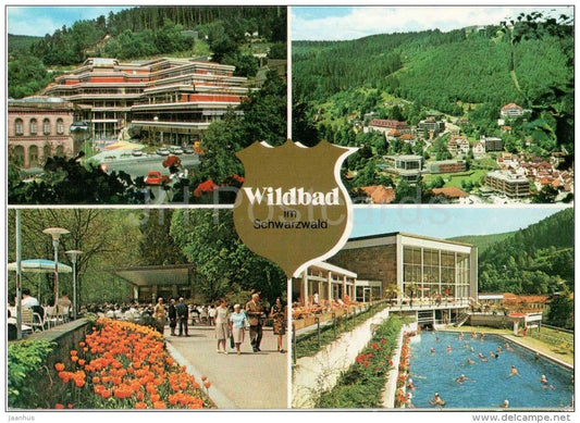 Wildbad im Schwarzwald - Thermalbad im Schwarzwald - Nr. 4836 - gelaufen - JH Postcards