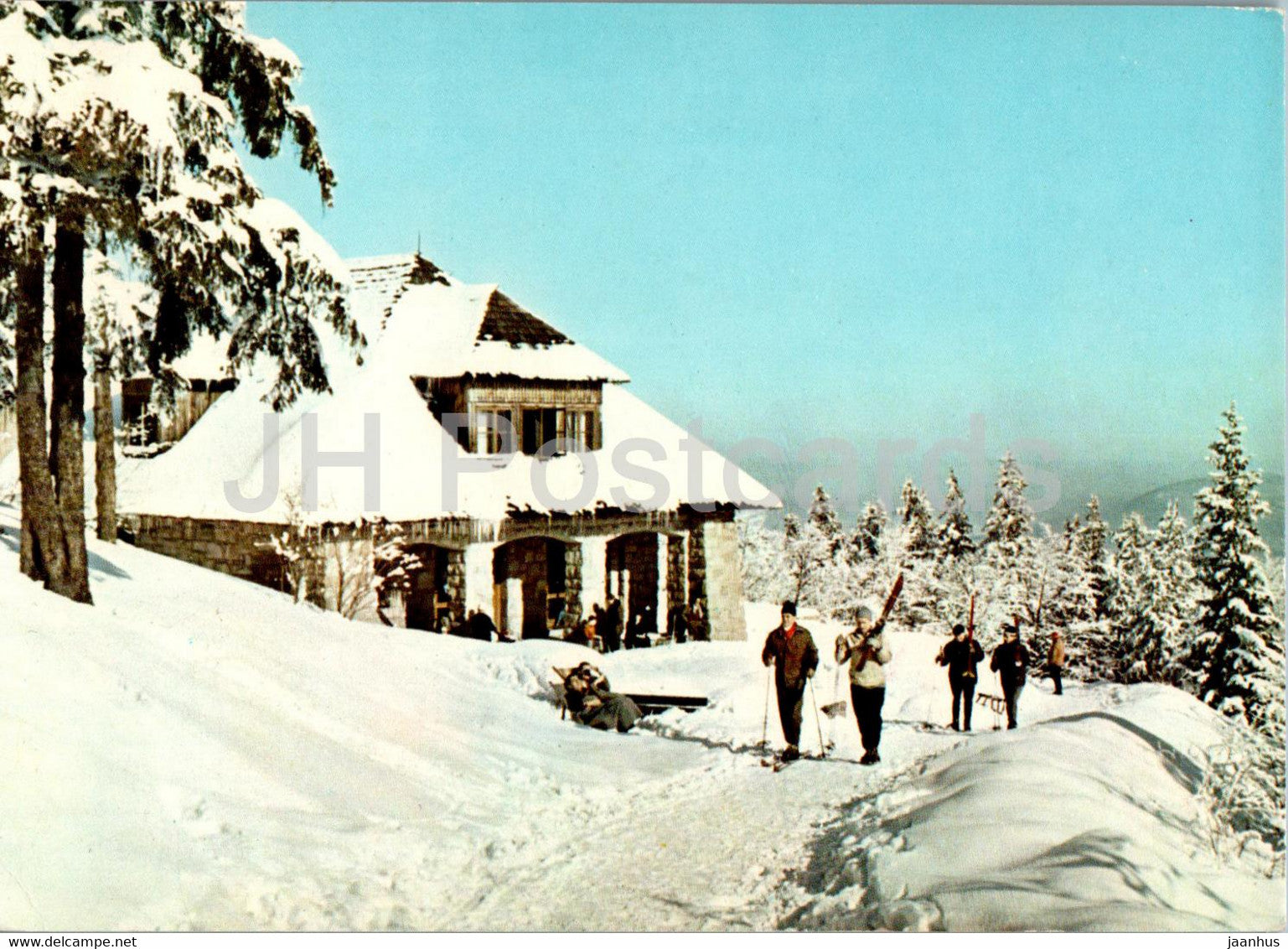 Beskid Slaski - Schronisko PTTK na Szyndzielni - PTTK hostel on Szyndzielnia - Poland - used - JH Postcards