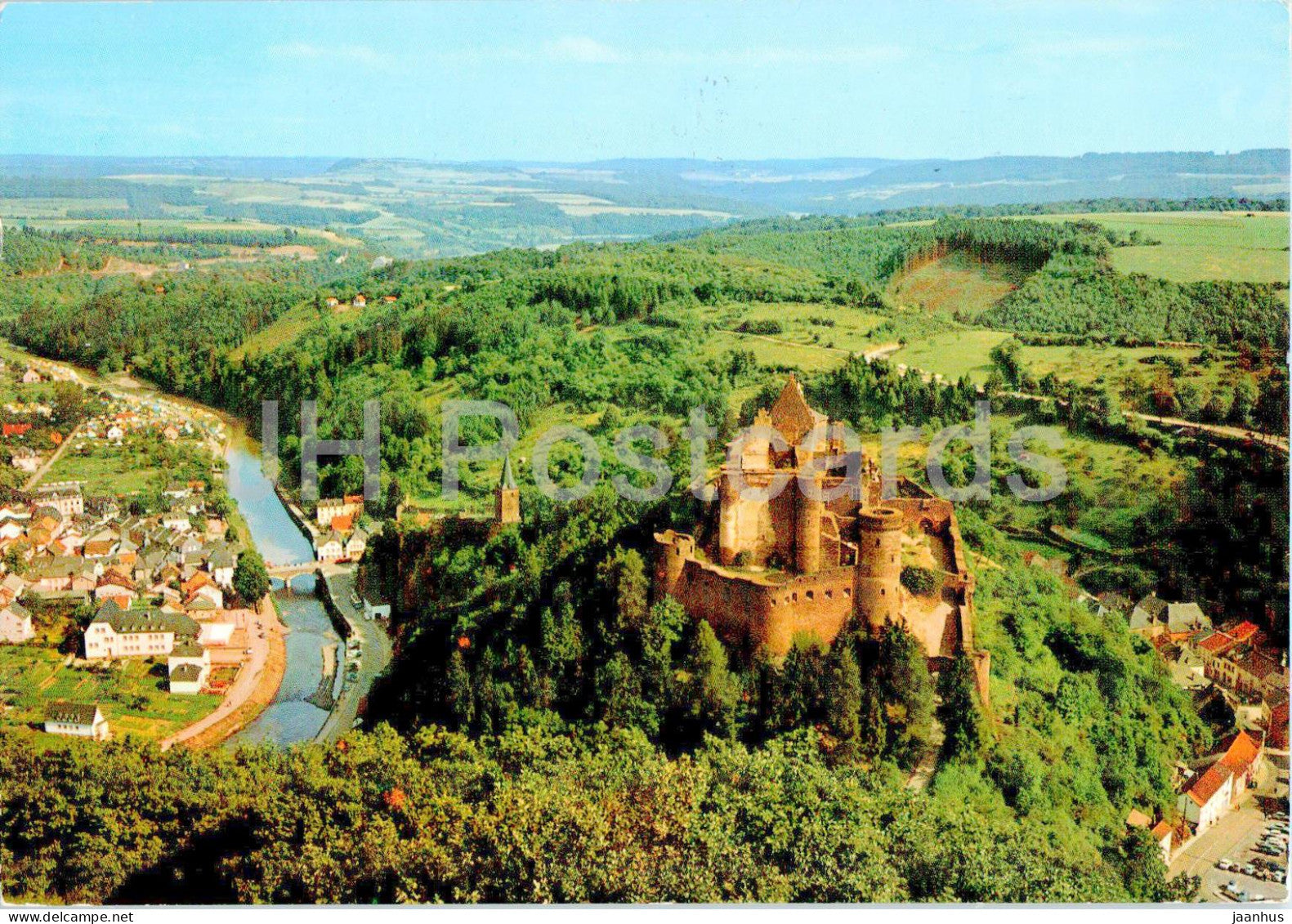 Vianden - Vue panoramique - general view - 1974 - Luxembourg - used - JH Postcards