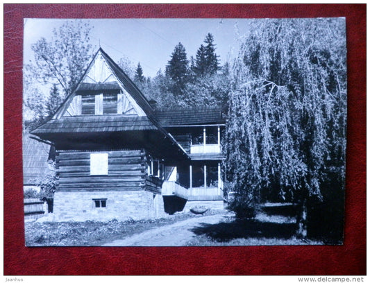 house where Uljanovs lived in summer of 1913 and 1914  - Bialy Dujanec - Lenin in Poland - 1969 - Poland - unused - JH Postcards