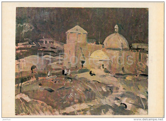 painting by A. Dubinchik - Middle Asia - Russian art - 1977 - Russia USSR - unused - JH Postcards