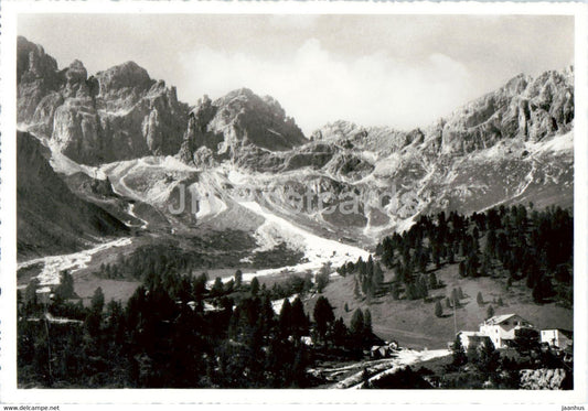 Dolomiti del Catinaccio - Rifugio Gardeccia verso le Coronelle - old postcard - Italy - unused - JH Postcards