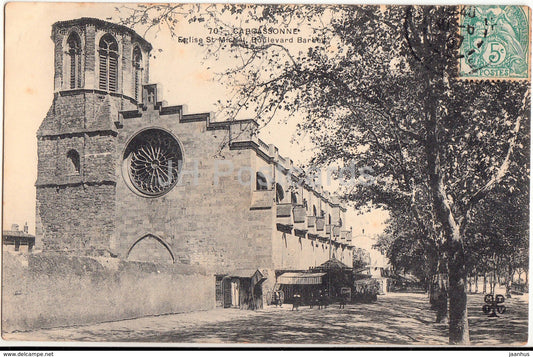 Carcassonne - Eglise St Michel - Boulevard Barbes - church - 70 - 1907 - old postcard - France - used - JH Postcards