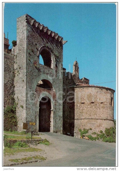 Porta Perugina - gate - Todi - Perugia - Umbria - 19 - Italia - Italy - unused - JH Postcards