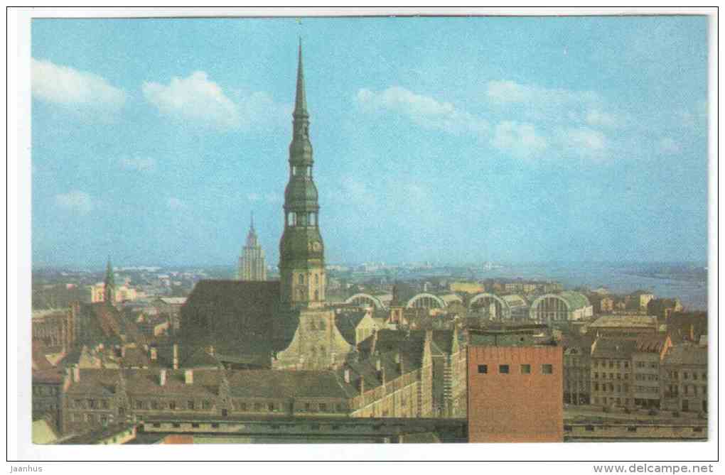 Panoramic view of Riga - Riga - 1977 - Latvia USSR - unused - JH Postcards