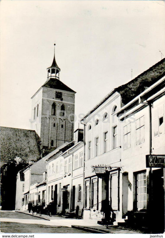 Reszel - Fragment miasta - kosciol gotycki - Fragment of the city - Gothic church - Poland - unused - JH Postcards