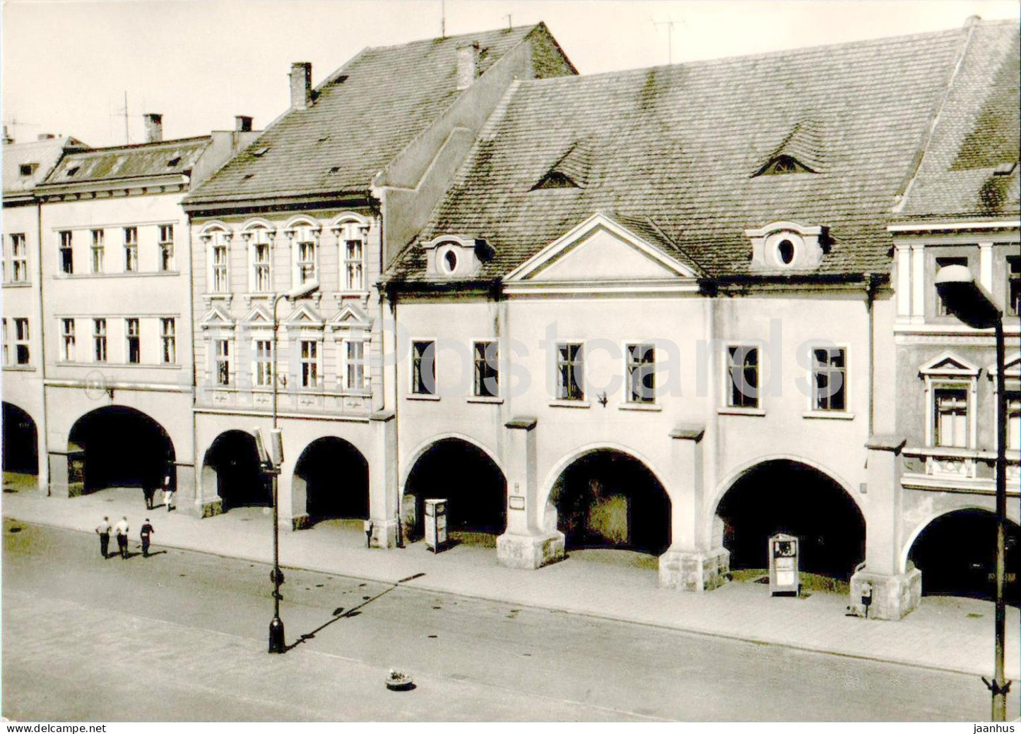 Chomutov - namesti 1 Maje - Klub horniku - Miner's Club square - 10-52183 - Czech Repubic - Czechoslovakia - unused - JH Postcards