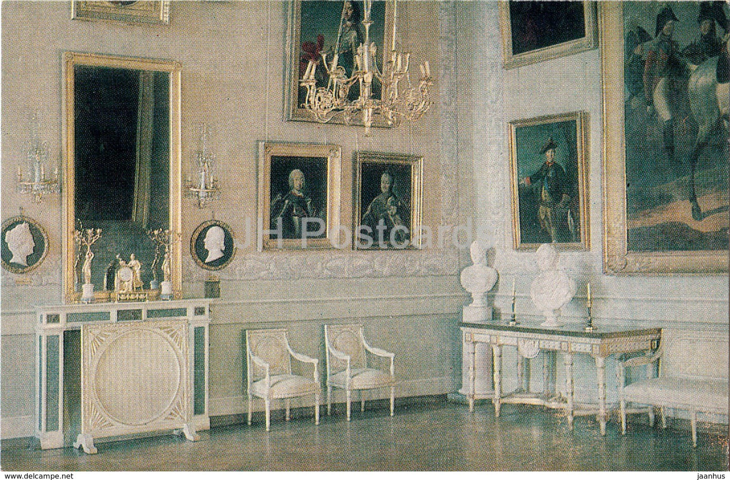 Arkhangelskoye Palace - Imperial Hall - Turist - 1976 - Russia USSR - unused - JH Postcards