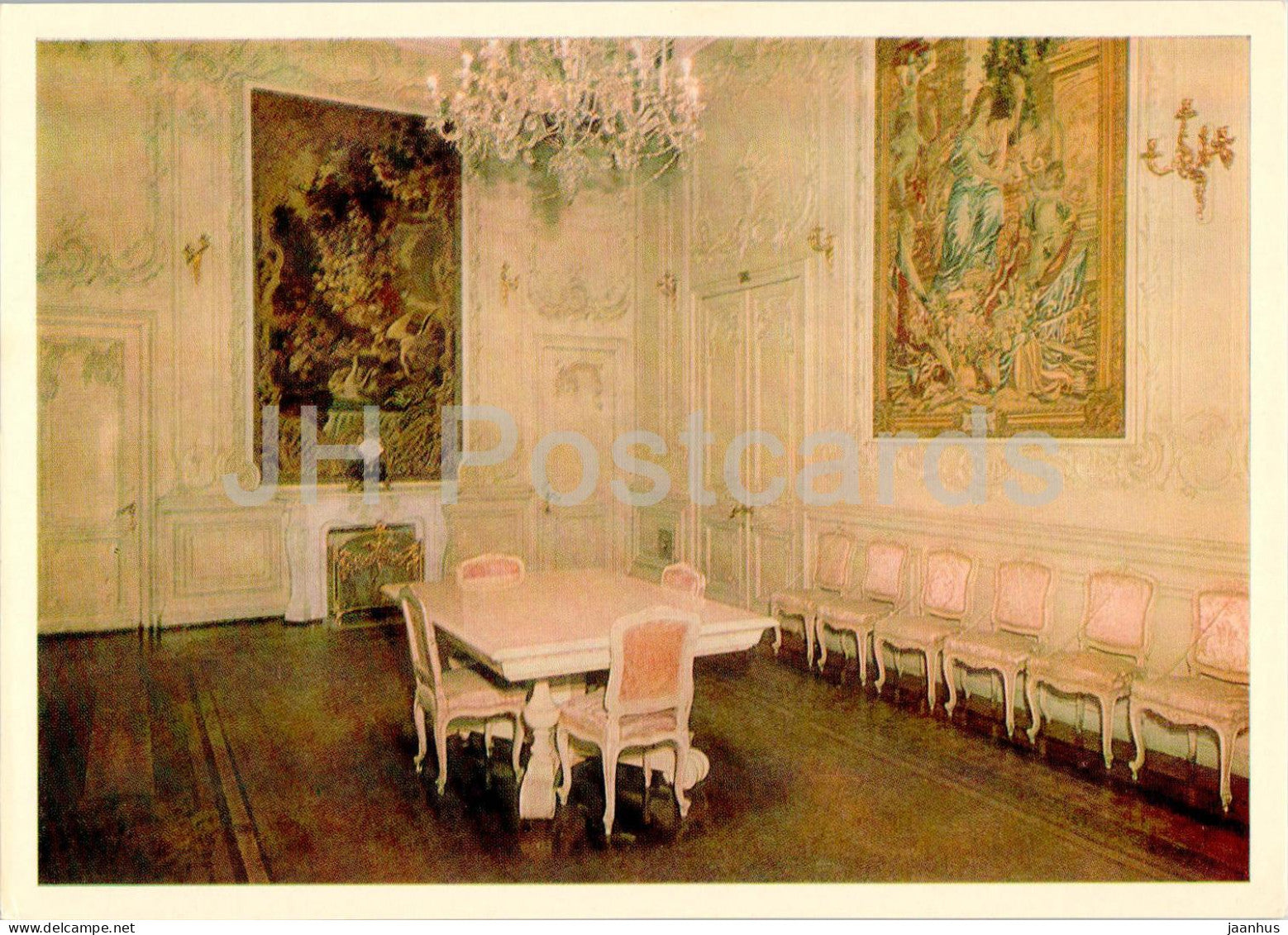 Leningrad - St Petersburg - Hermitage - The Private Dining Room in the Winter Palace - 1984 - Russia USSR - unused - JH Postcards