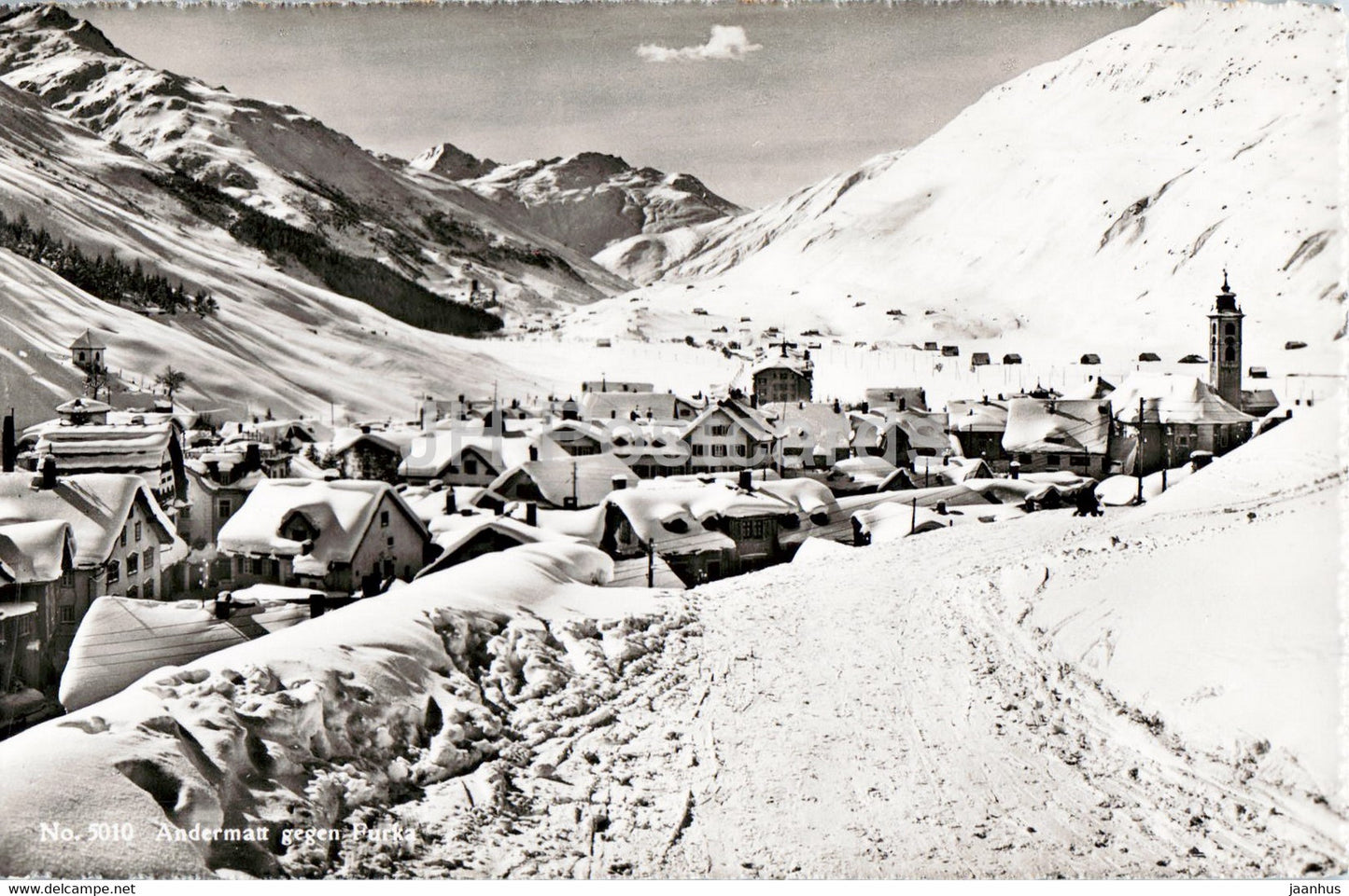 Andermatt gegen Furka - 5010 - old postcard - Switzerland - unused - JH Postcards