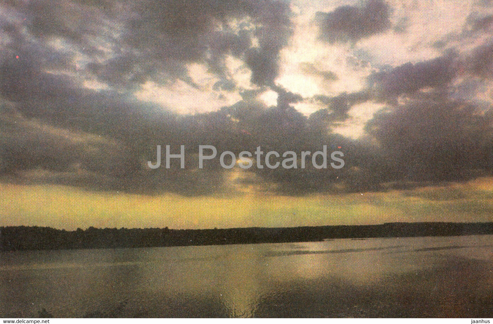 Latvian Nature - The Daugava river - 1976 - Latvia USSR - unused - JH Postcards