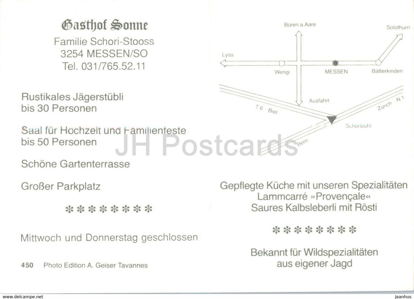 Gasthof Sonne - Messen - hotel - Switzerland - unused