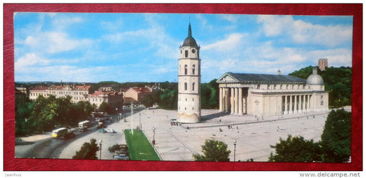 Gediminas Square - Vilnius - 1968 - Lithuania USSR - unused - JH Postcards