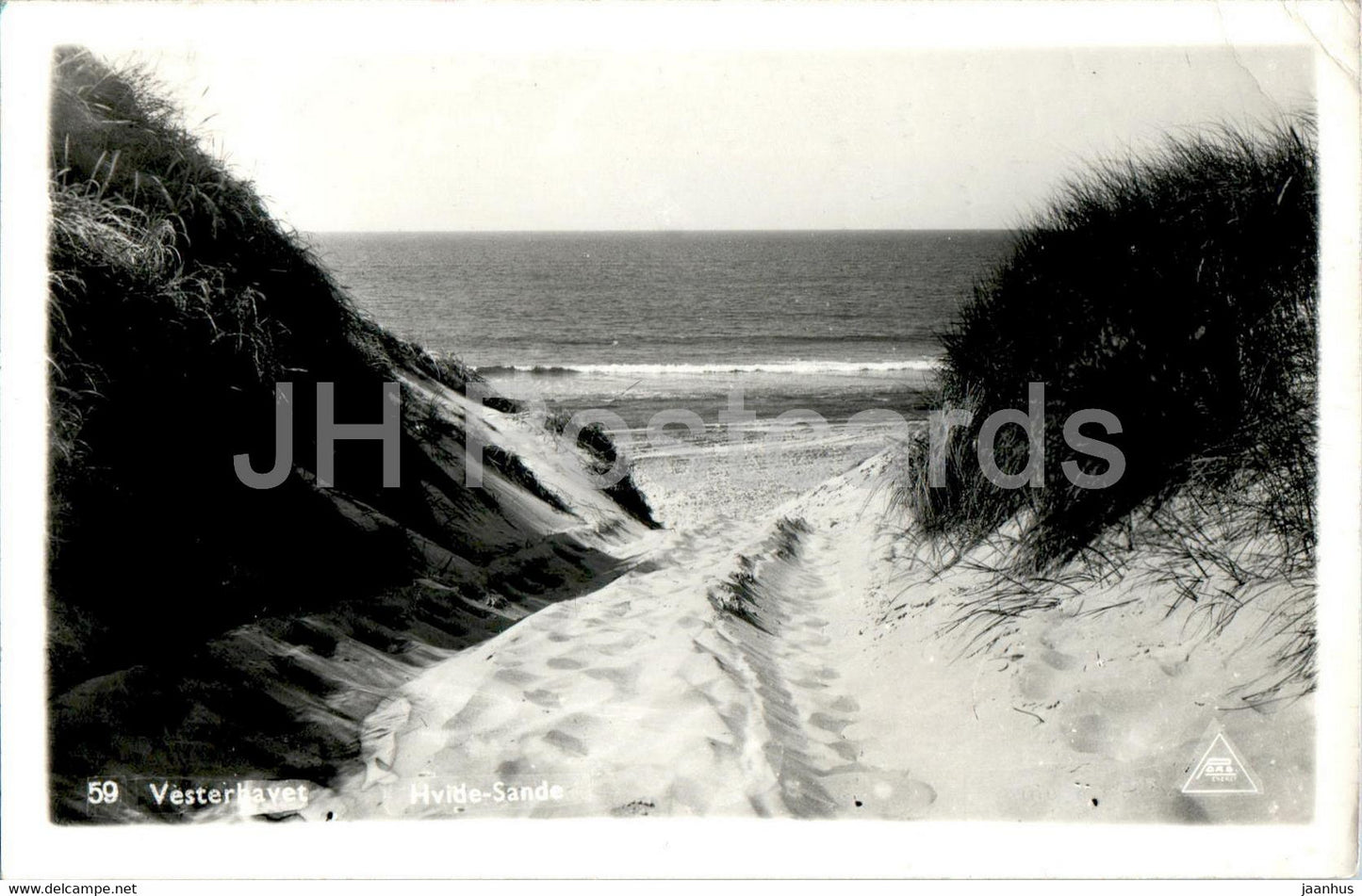 Vesterhavet - Hvide Sande - North Sea - 59 - Denmark - used - JH Postcards