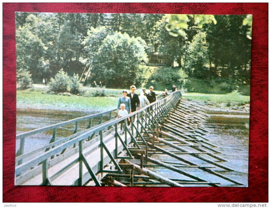 Ogre river - Latvia - USSR - unused - JH Postcards