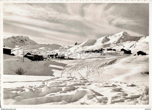 Inner Arosa mit Hornli - 0180 - old postcard - 1944 - Switzerland - used - JH Postcards