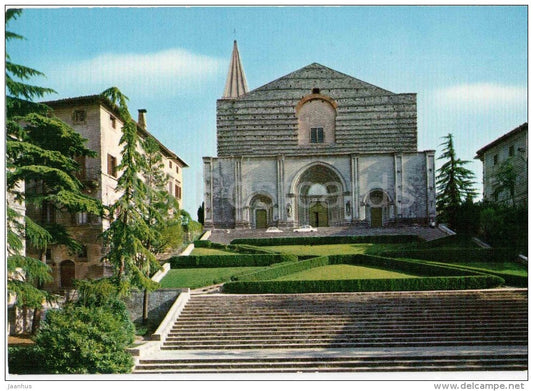 Tempio di S. Fortunato - temple - Todi - Perugia - Umbria - 53 - Italia - Italy - unused - JH Postcards