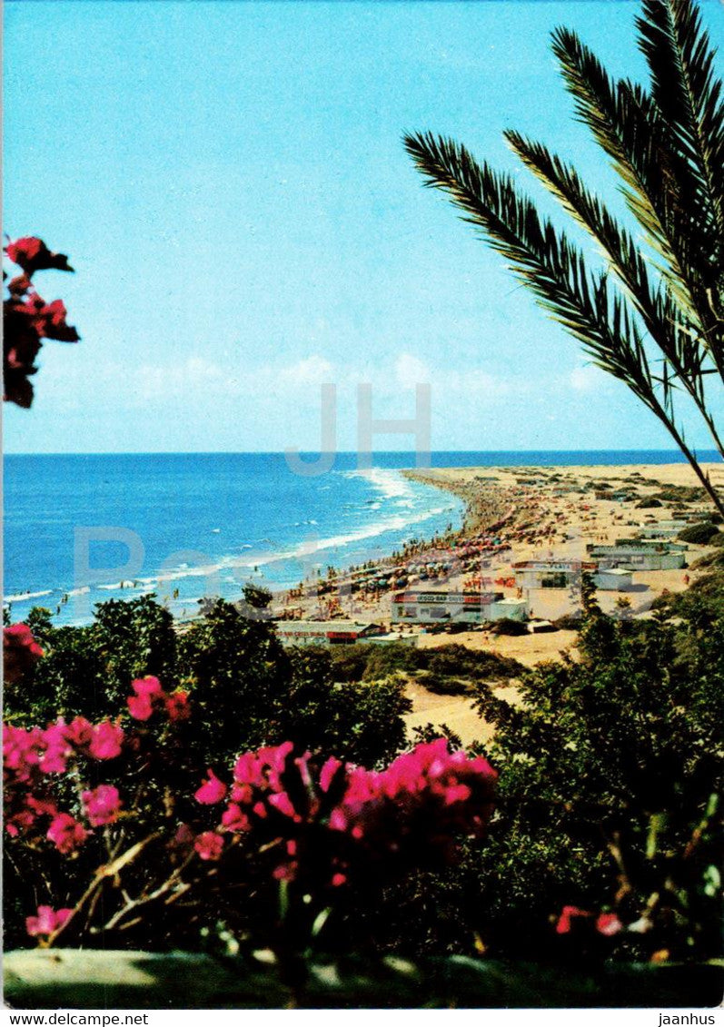 Gran Canaria - Playa del Ingles - 1977 - Spain - used - JH Postcards