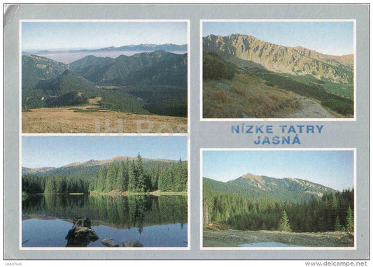 Jasna - mountains - Nizke Tatra - Slovakia - used 1994 - JH Postcards