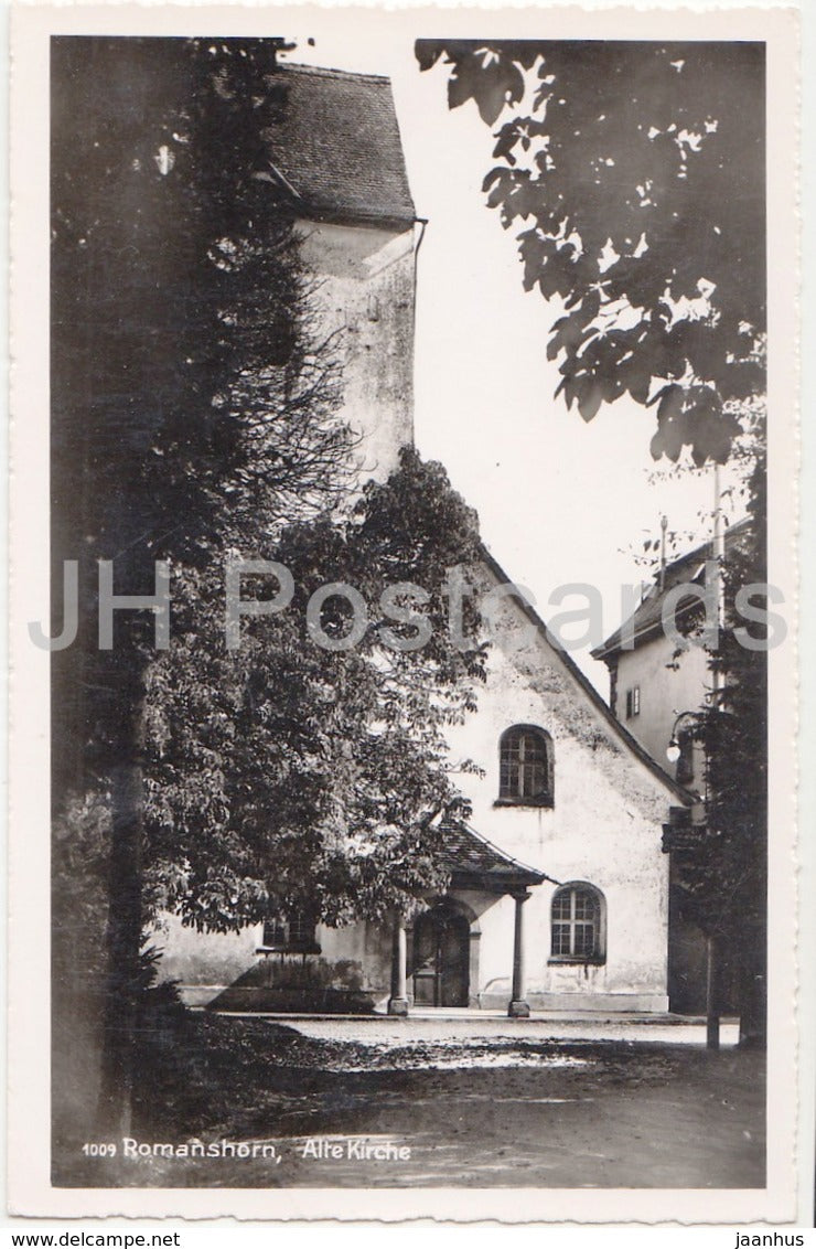 Romanshorn - Alte Kirche - church - 1009 - Switzerland - 1957 - used - JH Postcards