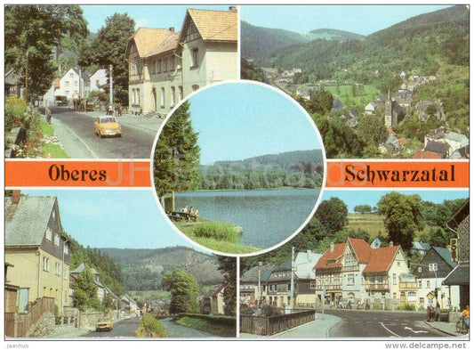 Oberes Schwarzatal - Katzhütte II - Mellenbach-Glasbach - Germany - 1983 gelaufen - JH Postcards