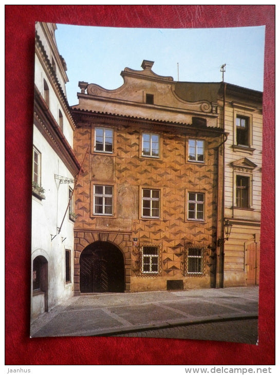 former Hradcany Town Hall - Prague - CZECH REPUBLIC, CZECHOSLOVAKIA - unused - JH Postcards