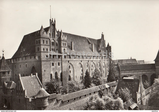 Malbork - Teutonic Order castle - High Castle from the west - Poland - unused