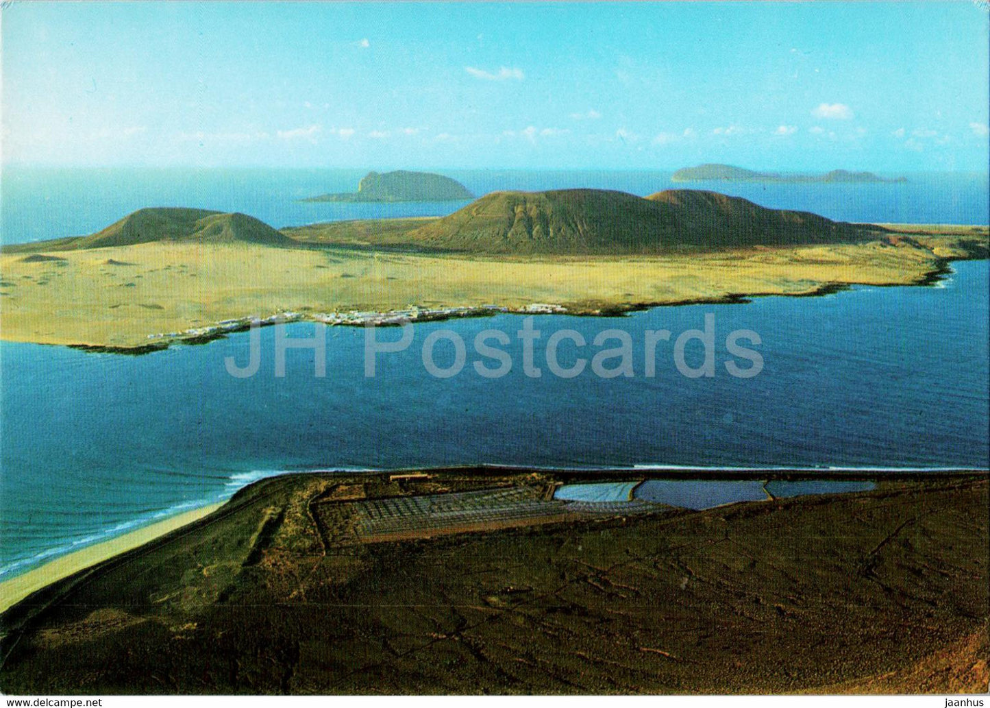 Lanzarote - Isla de la Graciosa desde el Rio - island - 20021 - Spain - unused - JH Postcards