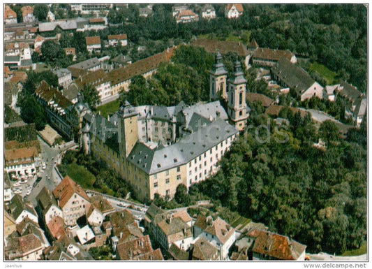 Bad Mergentheim - Schloss - castle - EUROPA CEPT Rathaus Regensburg - Germany - 1979 gelaufen - JH Postcards