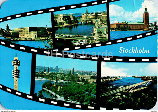 Stockholm - City views - multiview - Ultra - 1988 - Sweden - used - JH Postcards