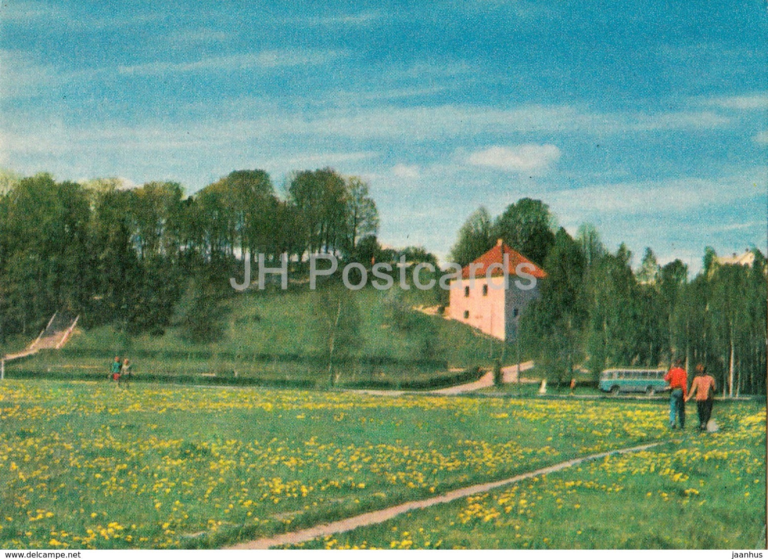 Kandava - Latvian Views - old postcard - Latvia USSR - unused - JH Postcards