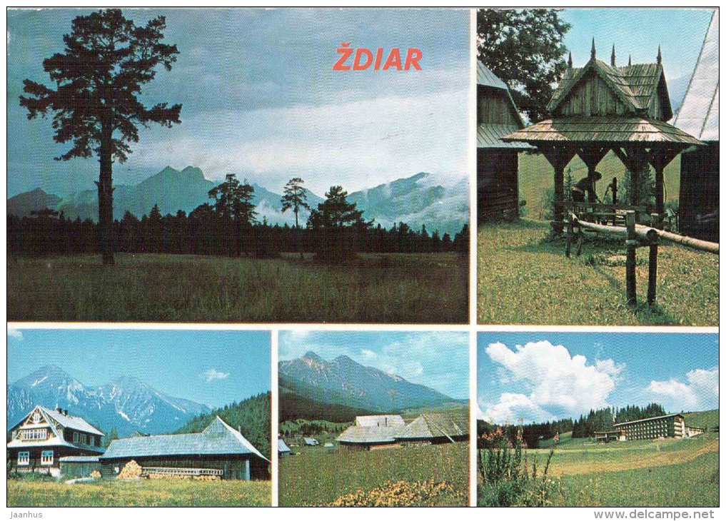 Zdiar - Monkova valley - Zdiarska Vidla - Vysoke Tatry - High Tatras - Czechslovakia - Slovakia - used 1984 - JH Postcards