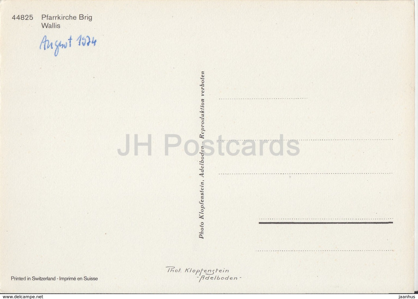 Pfarrkirche Brig - church - 44825 - 1974 - Switzerland - used