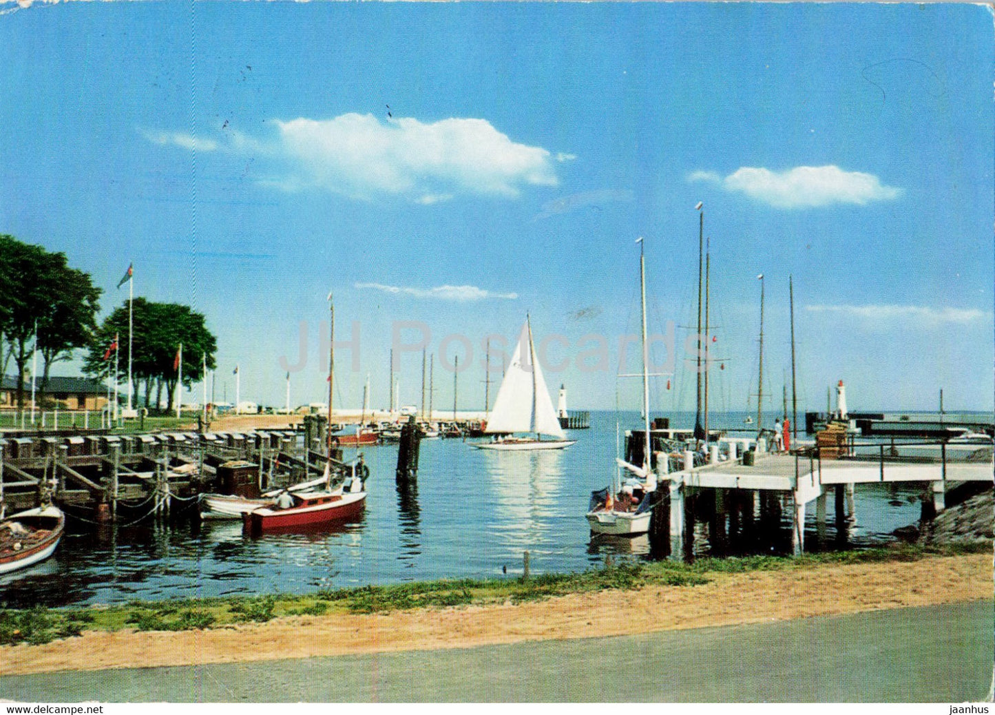 Mommark Feriecenter - Camping - boat - 1969 - Denmark - used - JH Postcards