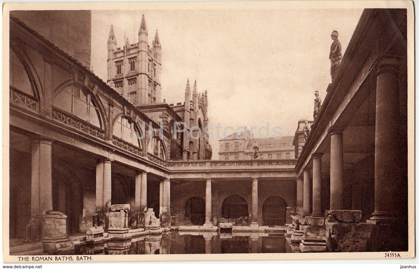 Bath - The Roman Baths - 24353A - 1952 - United Kingdom - England - used - JH Postcards