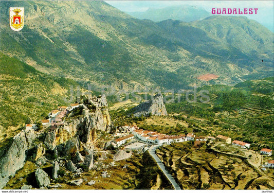 Castell de Guadalest - Vista aerea - aerial view - 19 - Spain - unused - JH Postcards