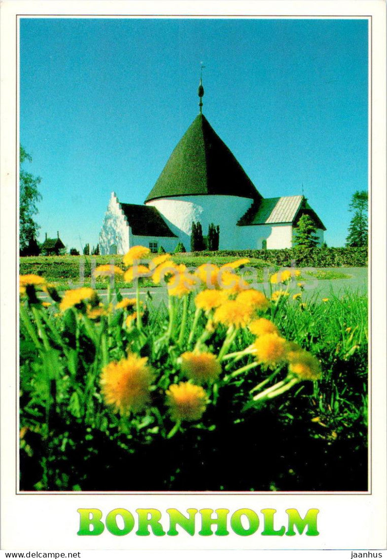 Bornholm - Ny kirke - Nyker - New church - 6261 - Denmark - unused - JH Postcards