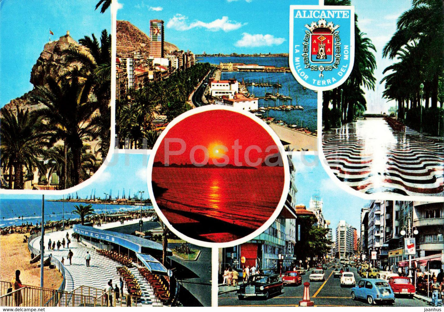 Alicante - multiview - 87 - Spain - unused - JH Postcards