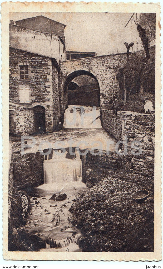 L'Auvergne Pittoresque - Royat les Bains - Cascade de la Tiretaine - 4253 - old postcard - 1934 - France - used - JH Postcards