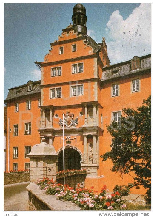 Bad Mergentheim - Haupttor am Deutschordensritter-Schloss - 6990 - - Germany - 1979 gelaufen - JH Postcards