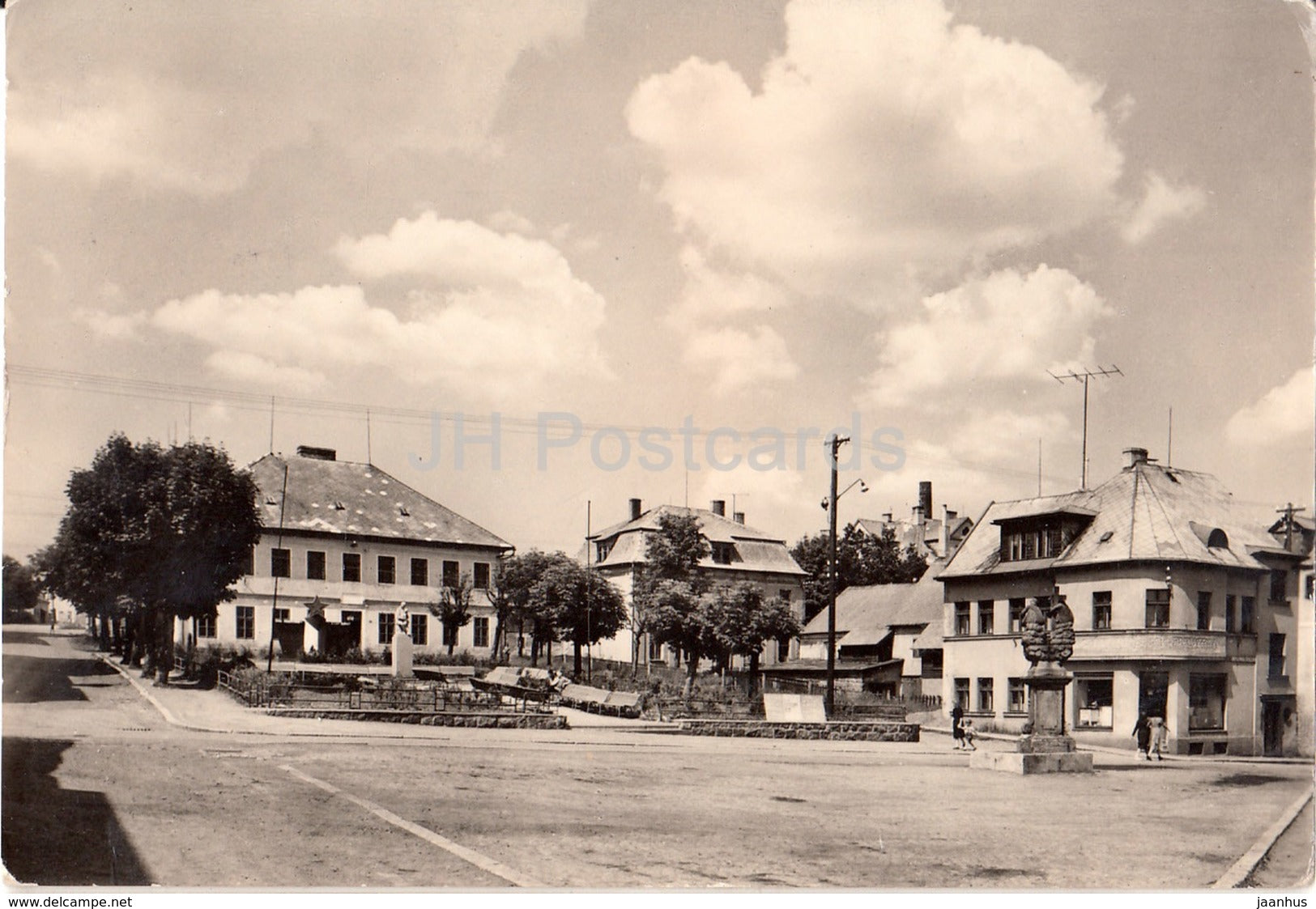 Abertamy - town - Czechoslovakia - Czech Republic - 1960s - used - JH Postcards