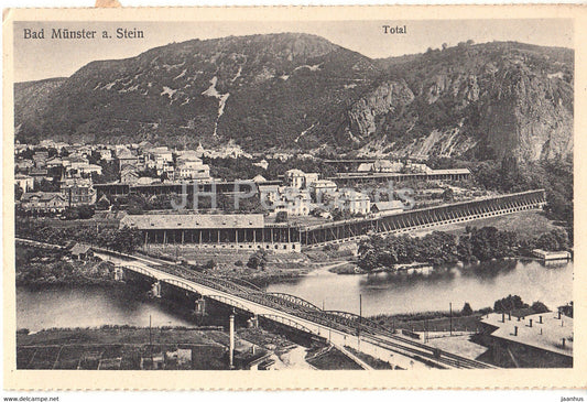 Bad Munster a Stein - Total - 40092 - old postcard - Germany - unused - JH Postcards