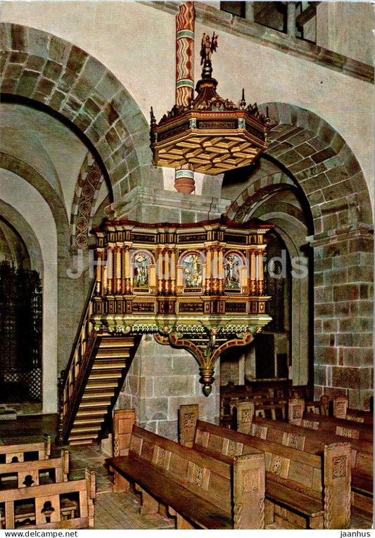 Ribe - Domkirke - Praedikestol - Pulpit - cathedral - 6816 - Denmark - unused - JH Postcards