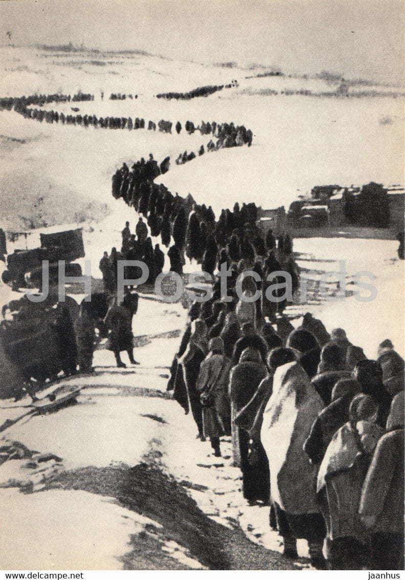 Stalingrad Battle - German prisoners - military - 1968 - Russia USSR - unused - JH Postcards